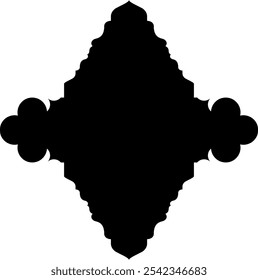 Marca islâmica emblema forma glifo pictograma símbolo ilustração visual intrincados desenhos geométricos motivos culturais Explorar arte islâmica do ramadã, formas e símbolos tradicionais