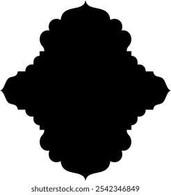 Etiqueta islámica emblema forma pictograma pictograma ilustración visual intrincados diseños geométricos motivos culturales Explore arte islámico ramadán, Formas y símbolos tradicionales