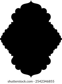 Etiqueta islámica emblema forma pictograma pictograma ilustración visual intrincados diseños geométricos motivos culturales Explore arte islámico ramadán, Formas y símbolos tradicionales