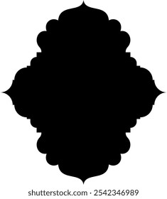 Etiqueta islámica emblema forma pictograma pictograma ilustración visual intrincados diseños geométricos motivos culturales Explore arte islámico ramadán, Formas y símbolos tradicionales
