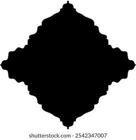 Marca islâmica emblema forma glifo pictograma símbolo ilustração visual intrincados desenhos geométricos motivos culturais Explorar arte islâmica do ramadã, formas e símbolos tradicionais