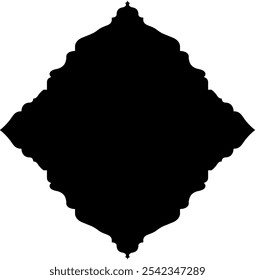 Etiqueta islámica emblema forma pictograma pictograma ilustración visual intrincados diseños geométricos motivos culturales Explore arte islámico ramadán, Formas y símbolos tradicionales