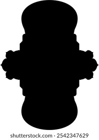 Islamisches Label Emblem Form Glyphe Piktogramm Symbol visuelle Illustration komplizierte geometrische Designs kulturelle Motive Entdecken Sie islamische ramadanische Kunst, Formen und traditionelle Symbole
