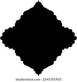 Islamic label emblem shape glyph pictogram symbol visual illustration showcasing intricate geometric designs and cultural motifs. Explore Islamic art through stylized shapes 