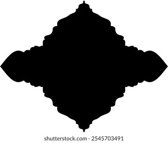 Islamisches Label Emblem Form Glyphe Piktogramm Symbol visuelle Illustration komplizierte geometrische Designs kulturelle Motive Entdecken Sie islamische ramadanische Kunst, Formen und traditionelle Symbole
