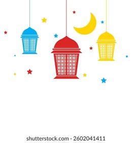 Islamic Lantern Icon Design, Graphic Design, Vector Icon