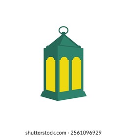Islamic lantern logo design template