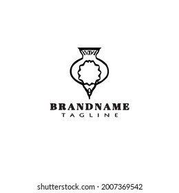 islamic lantern logo icon design icons modern illustration