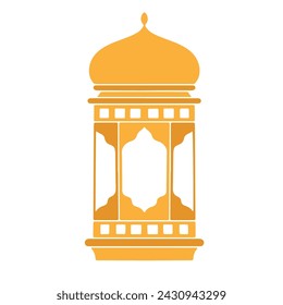 Islamische Laternen Flaches Design Clipart