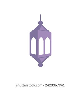 Islamische Laternen Symbol Vektorflaeche Design