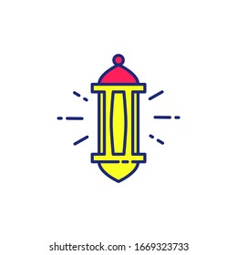 Islamic lanterns icon vector illustration. for the purposes of ramadan kareem and others. eps10