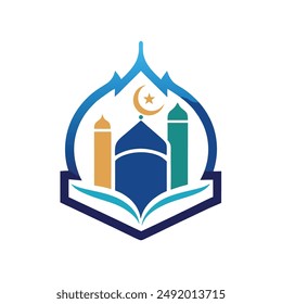 Islamische Logo Design Vorlage für Bildung und Organisation