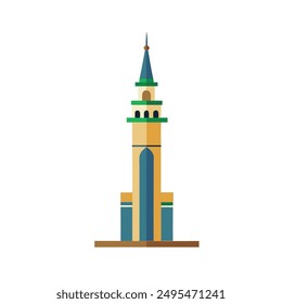 Islamic logo, Mosque icon design vector template