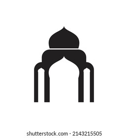 Islamic logo, Mosque icon vector template