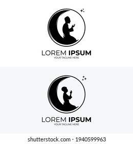 Logo islámico - Inspiración en el diseño del logo de la gente rezadora