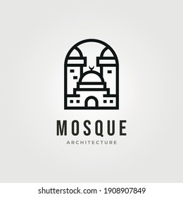 islamic logo symbol minimal vector illustration design