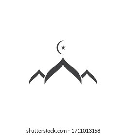Islamic logo and symbol, Mosque icon vector template