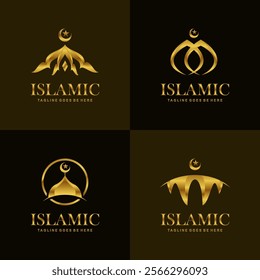 Islamic Logo Vector Art  Icons  and Graphics
