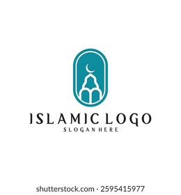 islamic logo vector icon illustration template design