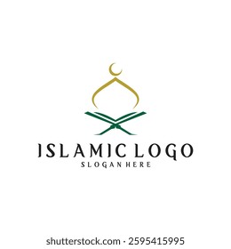 islamic logo vector icon illustration template design