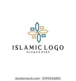islamic logo vector icon illustration template design
