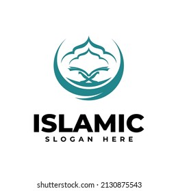 Islamic logo vector, Islamic logo template, Islamic logo design concept