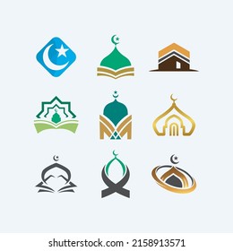 Islamic logos collection symbol designs for business