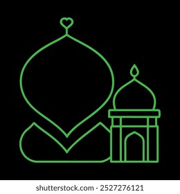 Amor islâmico e design de mesquita
