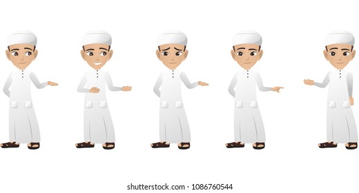 Islamic Male/Boy Decribing Something