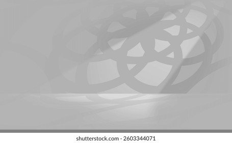 Islamic mandala Arabic design on floor.Banner vector illustration motif pattern.Ramadan background in abstract texture of white circle shape on wall.Ramadan Kareem card with geometric ornament decoration
