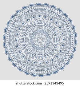Islamic mandala art poster hand design 