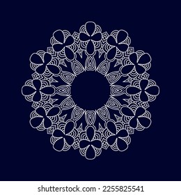 Islamic mandala background vector illustration