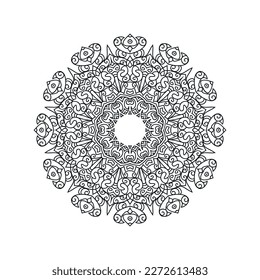 Islamic mandala background vector illustration