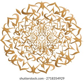 Borda mandala islâmica e bordas decorativas douradas e elementos de canto Desenho islâmico ilustração de vetor mandala islâmica. Bom para banner, cartaz, cartão de mensagem, cartão de festa, convite, modelo, publicidade, campanha e mídia social.