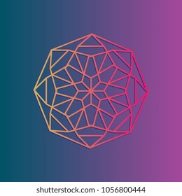 Islamic Mandala Colorful. 