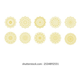 Islamic Mandala Design Element Set