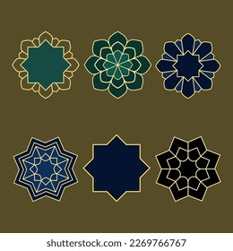 Islamic mandala for invitation design and Islamic holidays