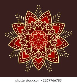 Islamic mandala for invitation design and Islamic holidays