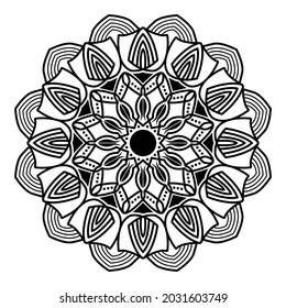 islamic mandala of meditation relaxation arabian floral pattern for ramadan mubarak traditional muslim celebration background