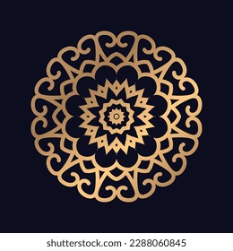 Islamic mandala patterns vector logoicon illustration