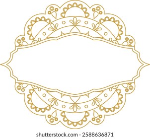 Islamic Mandala with Text Box