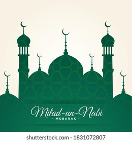 islamic milad un nabi festival card design
