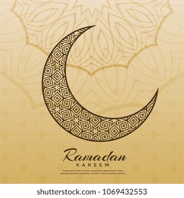 islamic moon design for ramadan kareem season