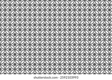 Islamic Moroccan style Seamless Geometric Tile Pattern Vector Background