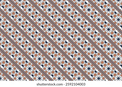 Islamic Moroccan style Seamless Geometric Tile Pattern Vector Background