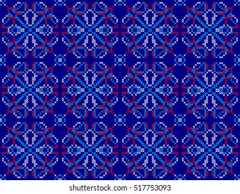 Islamic, Moroccan,Arab,Turkish Seamless Abstract Pattern. Embroidered Handmade Ethnic Ornament Handmade from Stitches for Textile Design, Greeting Cards, Background, Invitations, Wrapping, Wallpaper.