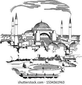 Islamic mosque design  Art building old fashion
