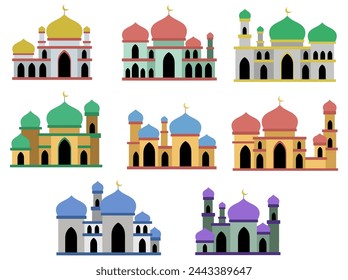 Islamic Mosque Frame Background Illustration
