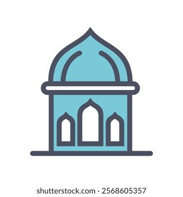 islamic mosque icon for design