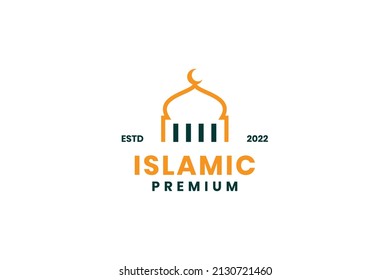 Logo-Design der islamischen Moschee